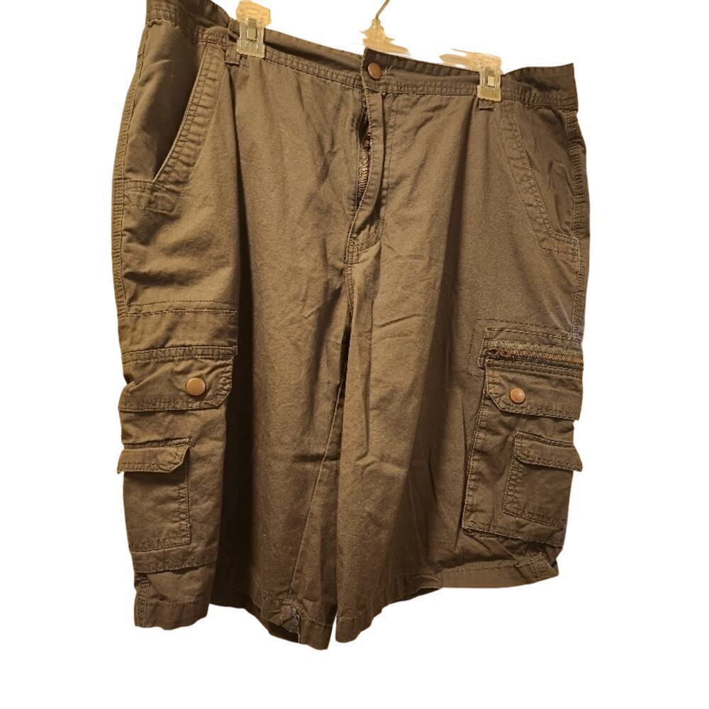 LInea Uomo Cargo Shorts Men's 40 NWOT Gray Soft Hiking Trail